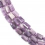 Lepidolite barocca 7x11mm x 41cm (32 pezzi)
