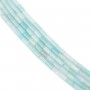 Amazonita tubo 2x4mm x 39cm