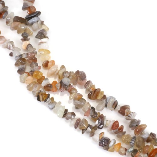 Agate du Botswana chips x 80cm