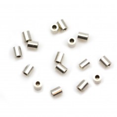 Tube 46mm argent 925 x 1pc