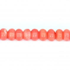 Bambù marino tinto arancione Tondino 4x6mm x 40cm