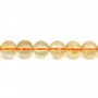 Round citrine 6mm x 40cm
