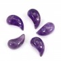 Ametista a goccia semi percé 10x20mm x 1pz