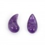 Ametista a goccia semi percé 10x20mm x 1pz