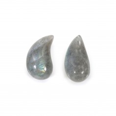 Labradorite goccia semi percé 10x20mm x 1pz
