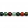 Blood Jasper (Heliotrope) round 3mm x 40cm