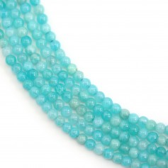 Amazonita de Perú redonda 3mm x 39cm