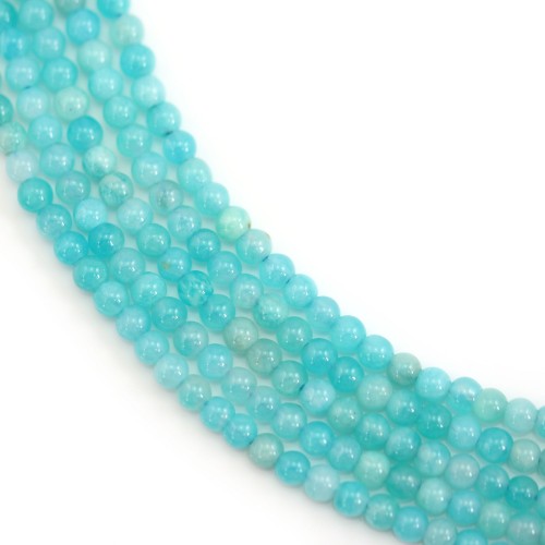 Peruvian round Amazonite 2mm x 40cm