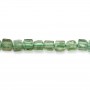 Apatita verde cubo facetado 2mm x 39cm