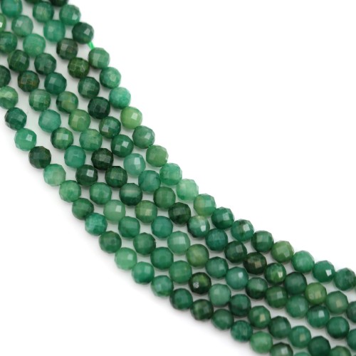 Jade Africano redondo facetado 3mm x 39cm