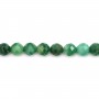 Faceted round African Jade 3mm x 39cm