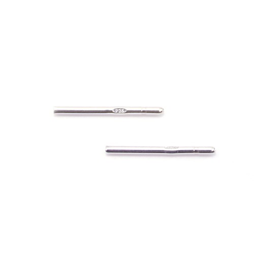 Post Tige Boucle d'oreille Silber 925 12mm x 6 Stk.