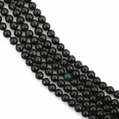 Gemstone de lave rond 3mm x 39cm