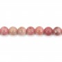 Rhodonite rond 3mm x 39cm