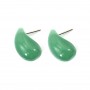 Aventurine goutte semi percé 10x20mm x 1pc