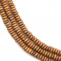 Jaspe Elefantenhaut - Heishi - 2x6mm x 38cm