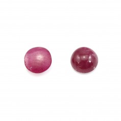 Cabochon Rubis rund 5.5-6mm x 1 Stk.