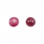 Cabochon Rubis rond 5.5-6mm x 1pc
