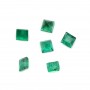 Smaragd im Princess-Schliff, Größe 2.5-3.5mm x 1 Stück