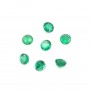 Emeraude à sertir, taille brillant 2-3mm x 1pc