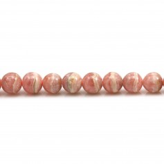 Rhodochrosite Round 6.5-7mm A x 40cm