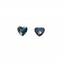 Sapphire to set, heart cut 4-5mm x 1pc