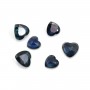 Sapphire to set, heart cut 4-5mm x 1pc