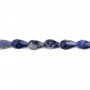 Sodalite goccia sfaccettata 6x9mm x 39cm