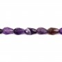 Amethyst Tropfen facettiert 6x9mm x 40cm