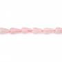 Quarzo rosa goccia 6x9mm x 40cm