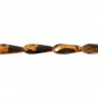 Tigerauge Tropfen facettiert 6x16mm x 40cm