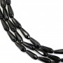 Ossidiana a goccia sfaccettata 6x16mm x 40cm