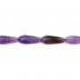 Ametista a goccia sfaccettata 6x16mm x 40cm