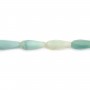 Amazonite goccia sfaccettata 6x16mm x 40cm