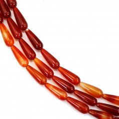 Karneol Tropfen 6x16mm x 39cm