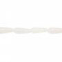 Giada bianca a goccia 6x16mm x 40cm