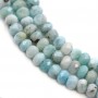 Larimar rondelle sfaccettate 2x3mm x 40cm