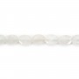 Moonstone faceted oval 6x8mm x 39cm