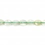 Prehnite ovale sfaccettata 6x8mm x 39cm
