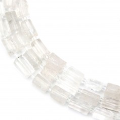 Baroque rock crystal 7x11mm x 40cm