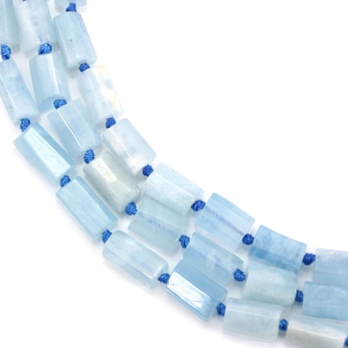 Baroque Aquamarine 7x11mm x 40cm (28 pieces)