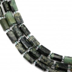 Jaspe Kambaba barroco 7x11mm x 39cm (29 peças)