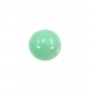 Cabochão Crisoprásio 6mm x 2 peças