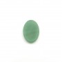 Cabochon Aventurine ovale plat 13x18mm x 1pc