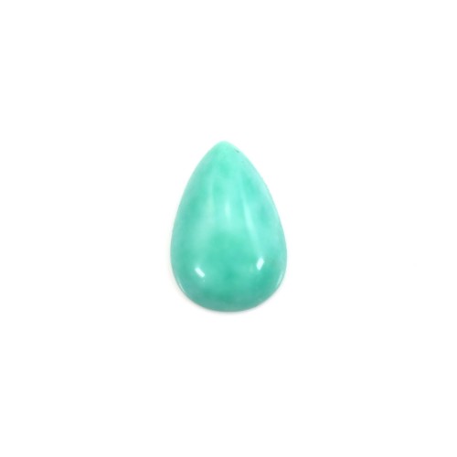 Turquoise drop cabochon 4x6mm x 1pc