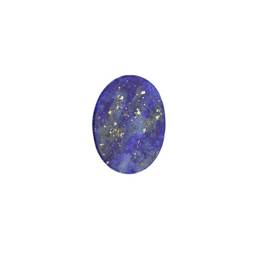 Cabochon Lapis Lazuli ovale plat 6x8mm x 1pc