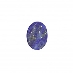 Cabochon Lapis Lazuli ovale plat 6x8mm x 1pc