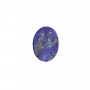 Cabochão de Lápis Lazúli oval plano 6x8mm x 1 peça