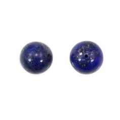 Lapis Lazuli rond semi percé 12mm x 1pc