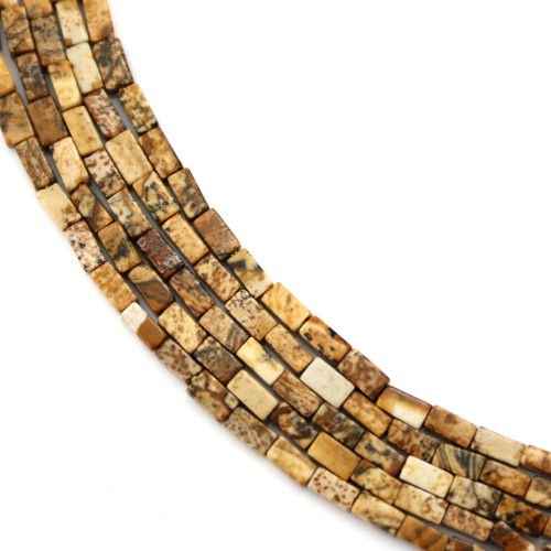 Jaspe Paesaggio rettangolare 2x4mm x 38cm